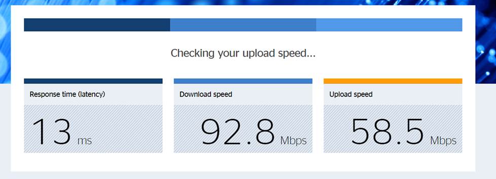 internet speed check att